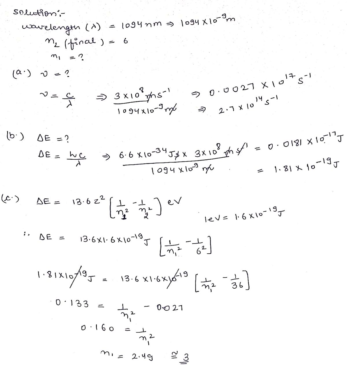 Chemistry homework question answer, step 2, image 1